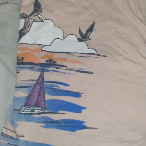 Fun, loose, spaghetti strap, button up O'Neil top! - Picture 3 of 5